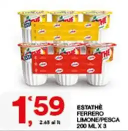 Sisa Estathe Ferrero Limone/Pesca offerta