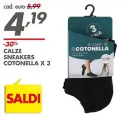 Italmark Calze sneakers Cotonella offerta