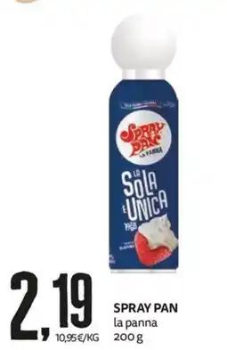PRO7 Supermercati Spray Pan la panna offerta