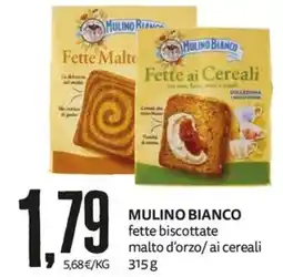 PRO7 Supermercati Mulino Bianco fette biscottate offerta