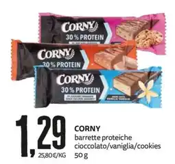 PRO7 Supermercati Corny barrette proteiche offerta