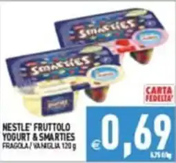 Pim Supermercati Nestlé Fruttolo Yogurt & Smarties offerta