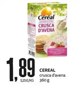 PRO7 Supermercati Cereal crusca d'avena offerta