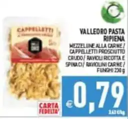 Pim Supermercati Valleoro pasta ripiena offerta
