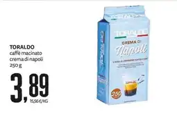 PRO7 Supermercati Toraldo caffè macinato crema di napoli offerta