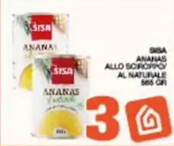 Sisa Sisa ananas allo sciroppo al naturale offerta