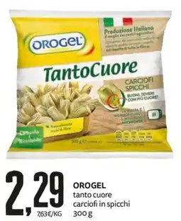 PRO7 Supermercati Orogel tanto cuore carciofi in spicchi offerta