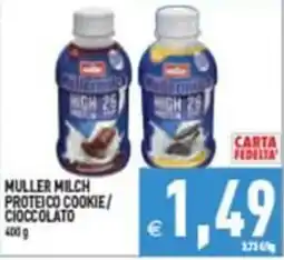 Pim Supermercati Muller Milch proteico cookie / cioccolato offerta