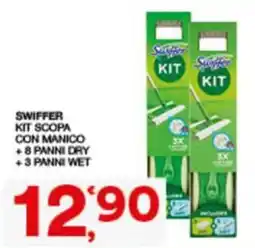 Sisa Swiffer kit scopa con manico offerta