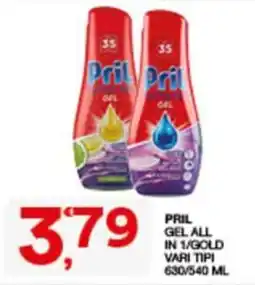 Sisa Pril gel all in 1/gold vari tipi offerta