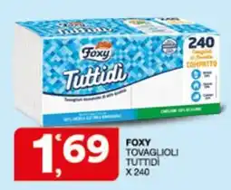 Sisa Foxy tovaglioli tuttidi offerta