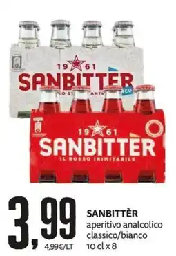 PRO7 Supermercati Sanbitter aperitivo analcolico classico/bianco offerta