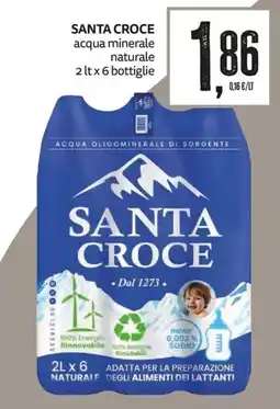 PRO7 Supermercati Santa Croce acqua minerale naturale offerta