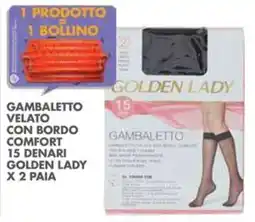 Italmark Gambaletto velato con bordo comfort golden lady offerta