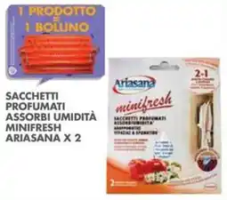 Italmark Sacchetti profumati assorbi umidità minifresh Ariasana offerta