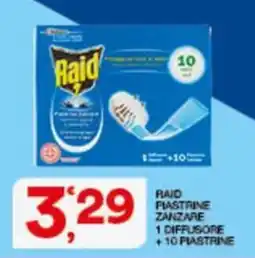Sisa Raid Piastrine Zanzare offerta