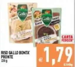Pim Supermercati Riso Gallo Bonta' Pronte offerta
