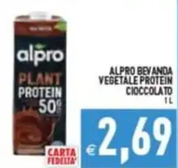 Pim Supermercati Alpro bevanda vegetale protein cioccolato offerta