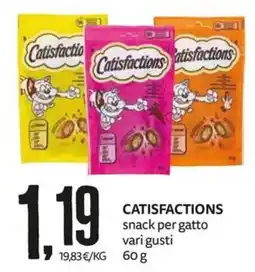 PRO7 Supermercati Catisfactions snack per gatto offerta