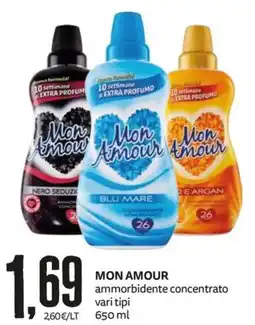 PRO7 Supermercati Mon Amour ammorbidente concentrato offerta