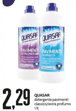 PRO7 Supermercati Quasar detergente pavimenti classico/extra profumo offerta