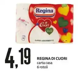 PRO7 Supermercati Regina di Cuori carta casa offerta