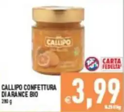 Pim Supermercati Callipo confettura di arance bio offerta