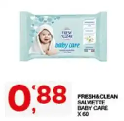 Sisa Fresh&clean salviette baby care offerta