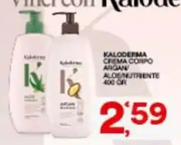 Sisa Kaloderma crema corpo argan/aless/nutriente offerta