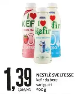 PRO7 Supermercati Nestlé Sveltesse kefir da bere offerta