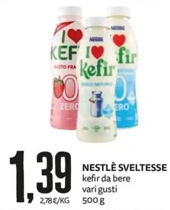 PRO7 Supermercati Nestlé Sveltesse kefir da bere offerta