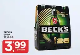 Sisa Beck's birra offerta
