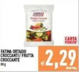 Pim Supermercati Fatina ortaggi croccanti/frutta croccante offerta