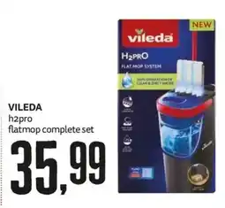PRO7 Supermercati Vileda h2pro flatmop complete set offerta