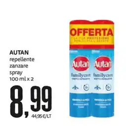 PRO7 Supermercati Autan repellente zanzare offerta