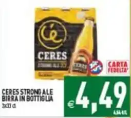 Pim Supermercati Ceres strong ale birra offerta