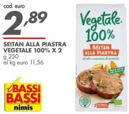 Italmark Seitan alla piastra vegetale 100% offerta