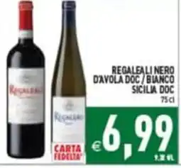Pim Supermercati Regaleali nero d'avola doc / bianco sicilia doc offerta