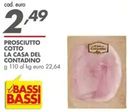 Italmark Prosciutto cotto La casa del contadino offerta