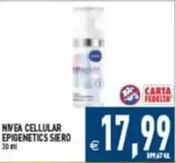 Pim Supermercati Nivea Cellular Epigenetics Siero offerta