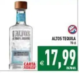 Pim Supermercati Altos tequila offerta