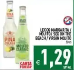 Pim Supermercati Lecoo Margarita / Mojito / Sex on the Beach / Virgin Mojito offerta