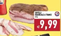 Pim Supermercati Savelli guanciale a tranci offerta
