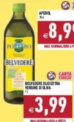 Pim Supermercati Belvedere olio extra vergine di oliva offerta