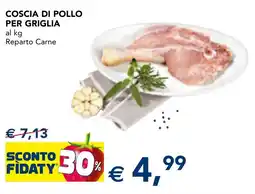 Esselunga Coscia di pollo per griglia offerta
