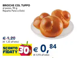 Esselunga Brioche col tuppo offerta