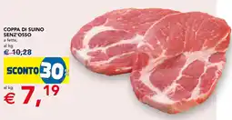 Esselunga Coppa di suino senza osso offerta
