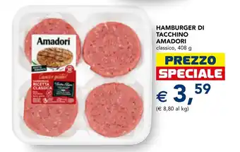 Hamburger di tacchino Amadori classico
