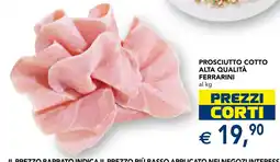 Esselunga Prosciutto cotto alta qualità Ferrarini offerta