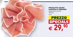 Esselunga Prosciutto crudo nazionale Ferrarini offerta